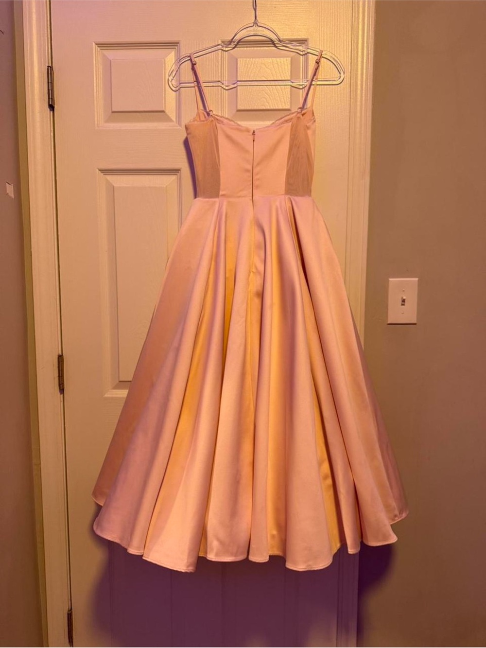 HOUSE OF CB Mademoiselle Ballerina Pink Midi Dress NWOT - Picture 5 of 7